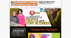 Desktop Screenshot of kingslightchapel.org